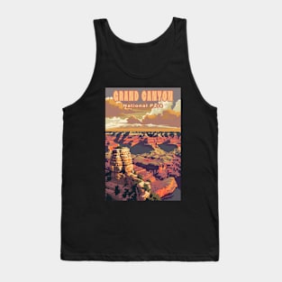 Grand Canyon National Park Vintage Travel Poster Tank Top